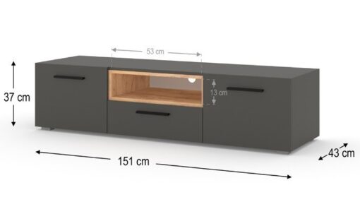 TV-Möbel Anette 151Cm - Image 9