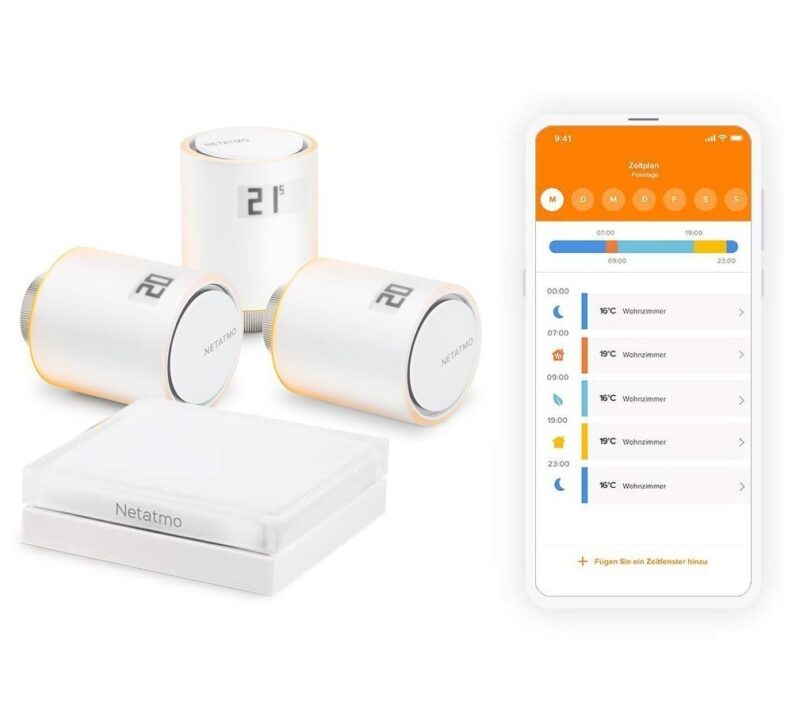 3x Têtes Thermostatiques intelligentes + Hub