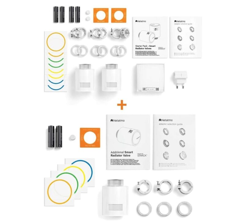 3x Têtes Thermostatiques intelligentes + Hub