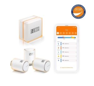 Thermostat intelligent + 3x Têtes thermostatiques intelligentes
