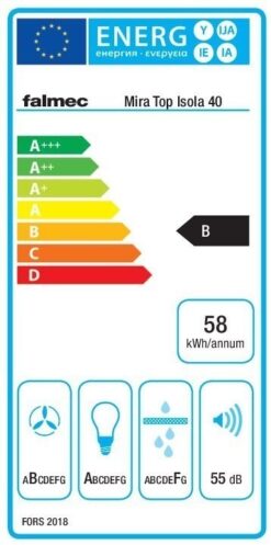 Hotte de ventilation MIRA TOP ISOLA 40 FALMEC