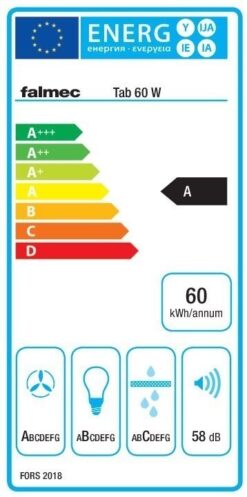 Hotte de ventilation TAB 60 W FALMEC