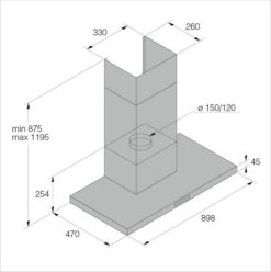 Hotte de ventilation Pro Series CW4936S ASKO