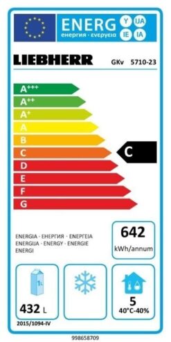 GKV-5710-23 LIEBHERR Réfrigérateur ventilé gastro