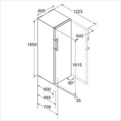 KEF-3730-21 LIEBHERR Réfrigérateur indépendant BluPerformance