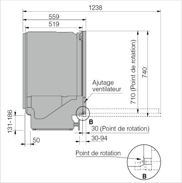ASKO Lave-vaisselle intégré Logic XXL 60 cm DFI444BXXL/1