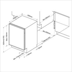 BRANDT Lave-vaisselle 60 cm BDJ424LB