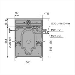 ASKO Lave-linge industriel WMC6743PB.T