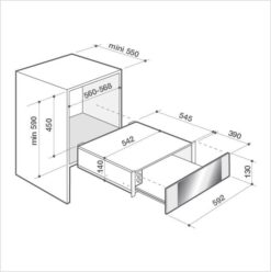 DE DIETRICH Tiroir chauffant DWD7400B