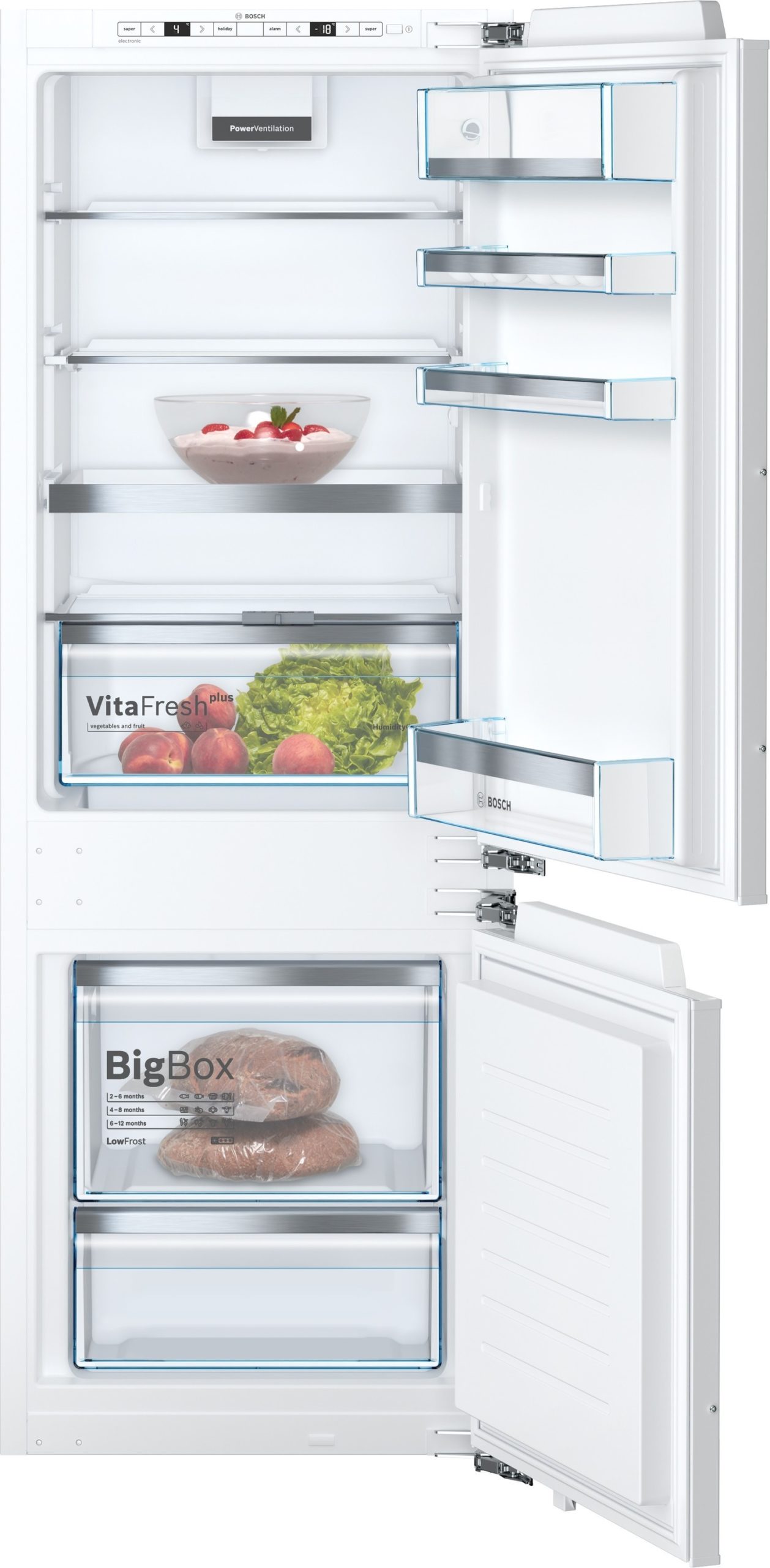 Bosch Combiné réfrigérateur/congélateur KIS77ADD0