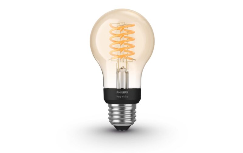 Philips Hue Ampoule Blanc Filament, A60, 7W, E27, Bluetooth