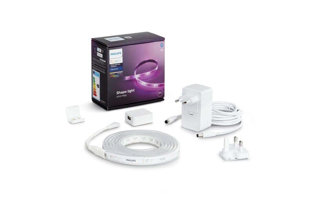 Philips Hue LED-Lichtband 2m Basis, Bluetooth Version 4 (2020)