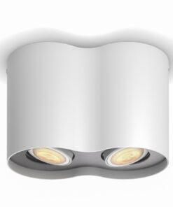 Philips Hue Spot encastré Pilier 2x GU10 Blanc, Bluetooth