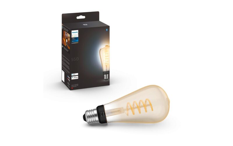 Philips Hue Ampoule White Ambiance, E27, Filament, Giant Edison, BT