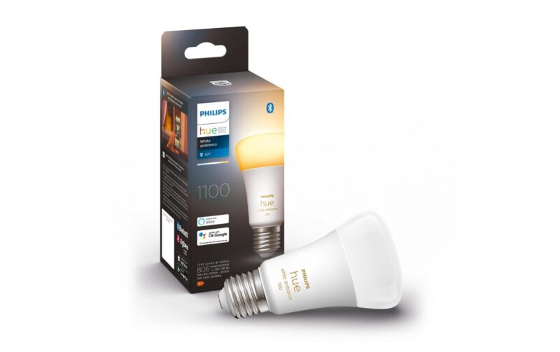 Philips Hue Ampoule White Ambiance, E27, BT.