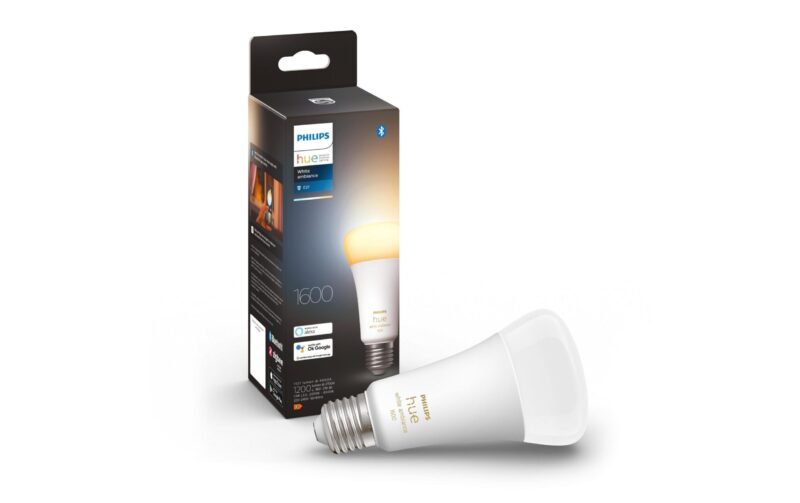 Philips Hue Ampoule White Ambiance, E27, BT..