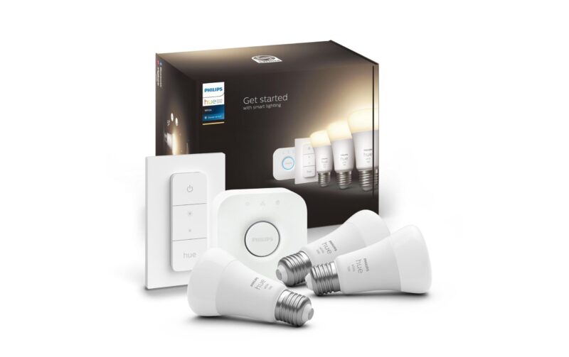 Philips Hue Kit de départ White, 3 x E27, 75 W, variateur de lumière