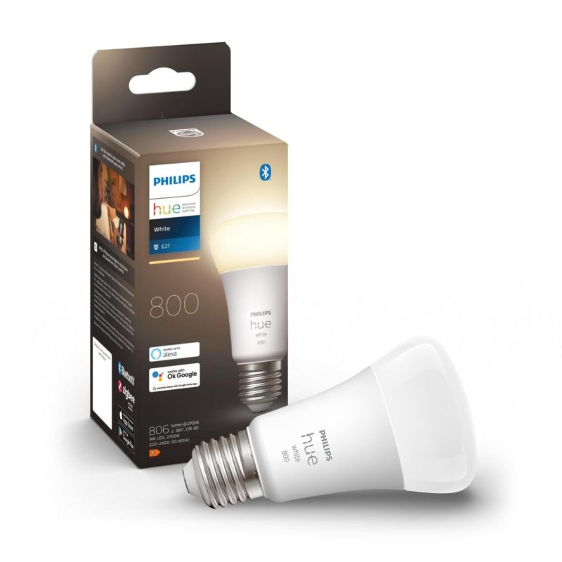 Philips Hue Ampoule White, 9 W, E27, Bluetooth