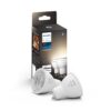 Philips Hue Ampoule White, 5.2 W, GU10, 2 pièces, BT