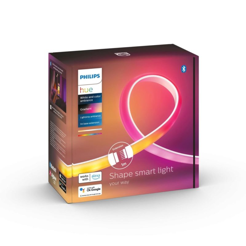 Philips Hue Bande LED Gradient Ambience, Bande lumineuse, 1m, extension