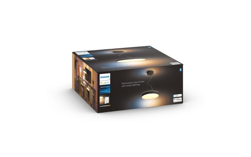 Philips Hue Lampe suspendue White Ambiance, Enrave, Noir, Bluetooth