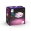 Philips Hue Spot à encastrer White & Color Ambiance, Xamento, argent, 1 s