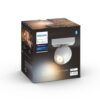 Philips Hue Spot de plafond White Ambiance, Buckram, 1 x GU10, blanc, BT