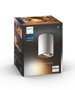 Philips Hue Spot encastré White Ambiance, Pilier 1x GU10, Blanc