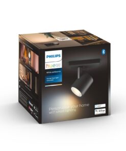 Philips Hue Spot encastré White Ambiance, Runner, 1 x GU10, Noir