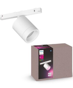 Philips Hue Spot LED sur rail Extension de Perifo, 5,3 W, blanc