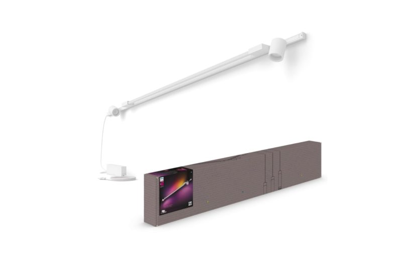 Philips Hue Spot LED sur rail Kit de base Perifo, Spots+Tube XL,Blanc