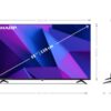 Sharp TV 55FN2EA 55″, 3840 x 2160 (Ultra HD 4K), LED-LCD 6