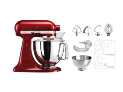 KitchenAid Robot ménager KSM200 Rouge bordeaux