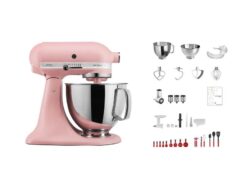 KitchenAid Robot ménager Artisan KSM200 rose sombre