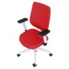 Dauphin Chaise de bureau Speed-O avec dos rembourré, rouge 2