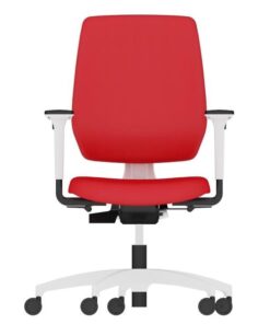 Dauphin Chaise de bureau Speed-O avec dos rembourré, rouge 1