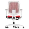 Dauphin Chaise de bureau Speed-O avec dos rembourré, rouge 3
