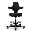 HÅG Chaise de bureau Capisco 8106 mit Fussring Noir 1