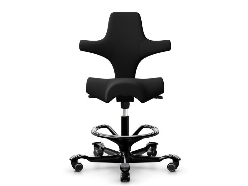 HÅG Chaise de bureau Capisco 8106 mit Fussring Noir 1