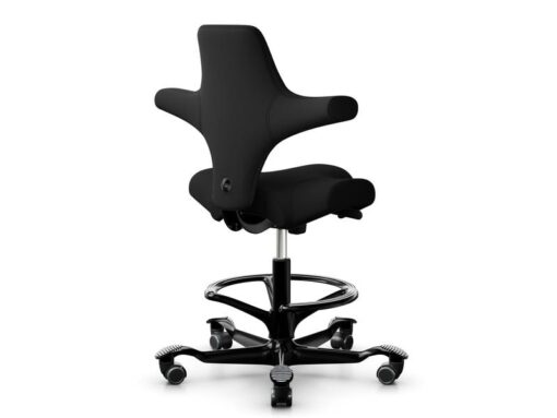 HÅG Chaise de bureau Capisco 8106 mit Fussring Noir 2