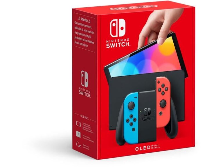Nintendo Switch Modèle OLED Rouge / Bleu 1