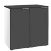 Commode Portina Hasena Blanc / Anthracite