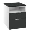 Table de nuit Dowe Hasena Blanc / Anthracite