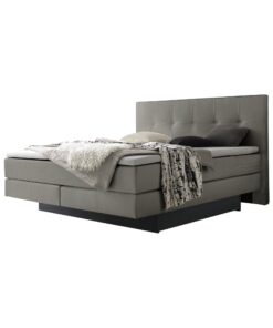 Lit boxspring incl. espace de rangement Miami Hasena 180x200 cm Gris / Anthracite