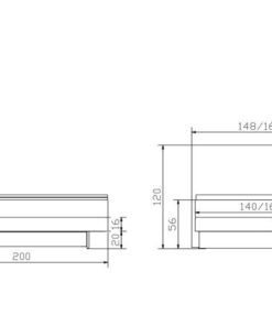 Lit boxspring incl. espace de rangement Denver Hasena 140x200 cm Beige / Anthracite_5