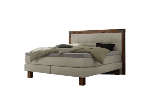 Lit boxspring Memphis Hasena 140 Beige / Brun