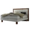 Lit boxspring Memphis Hasena 140 Blanc / Brun