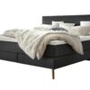 Lit boxspring Costa Hasena 140x200 cm Anthracite / Brun