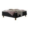 Lit boxspring Isoba Hasena 140x200 cm Anthracite / Brun