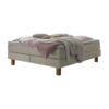 Lit boxspring Isoba Hasena 160x200 cm Beige / Brun